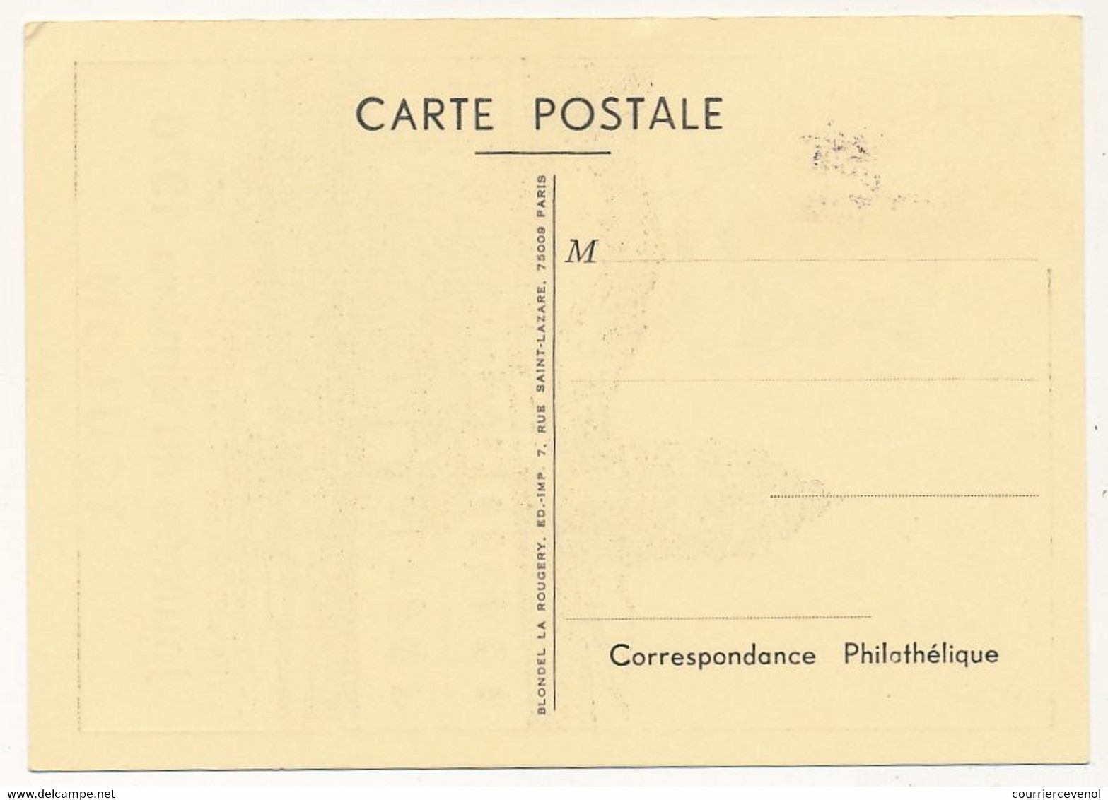 FRANCE - Carte Locale - Journée Du Timbre 1976 (Type Sage) - 83 TOULON - 13 Mars 1976 - Tag Der Briefmarke