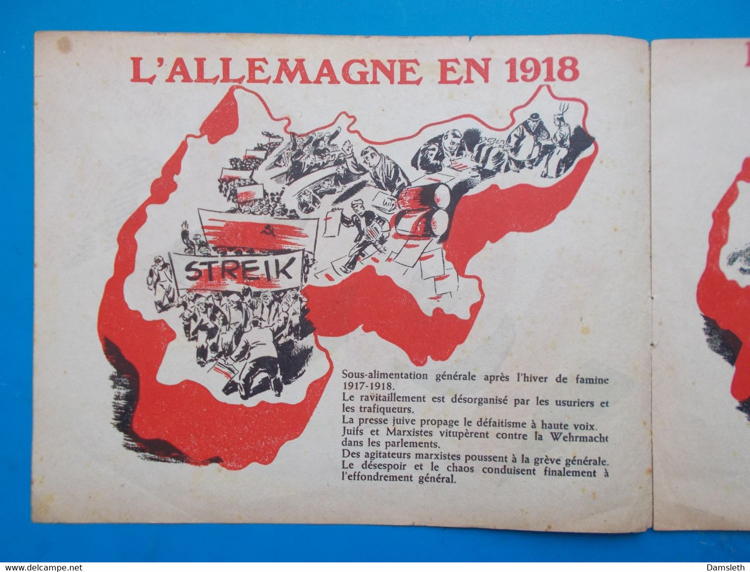 Vichy France German Propaganda - 1918=1943? - French Language / Propagande Allemande En Langue Français - 1939-45