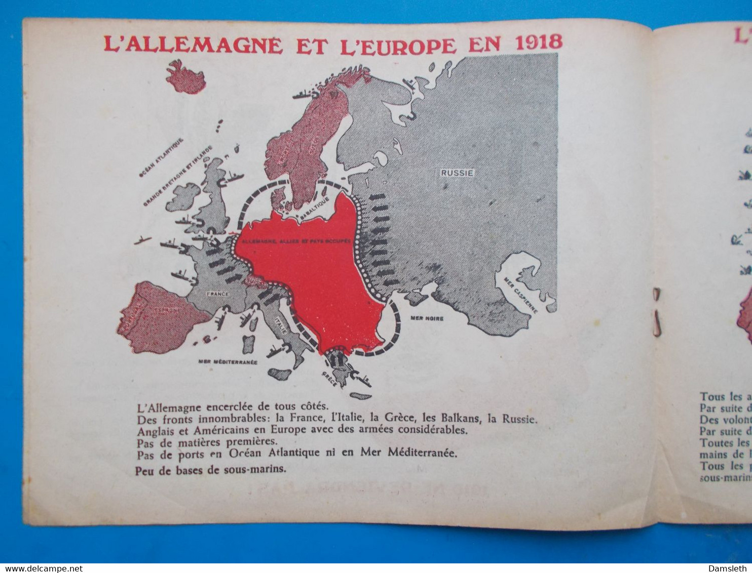 Vichy France German Propaganda - 1918=1943? - French Language / Propagande Allemande En Langue Français - 1939-45