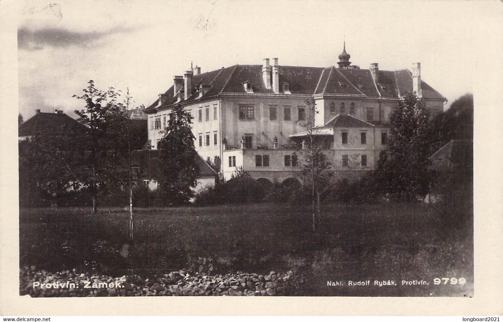 TSCHECHOSLOVAKIA - POSTKARTE 1939 PROTIVÍN: ZAMEK / P92 - Tchéquie