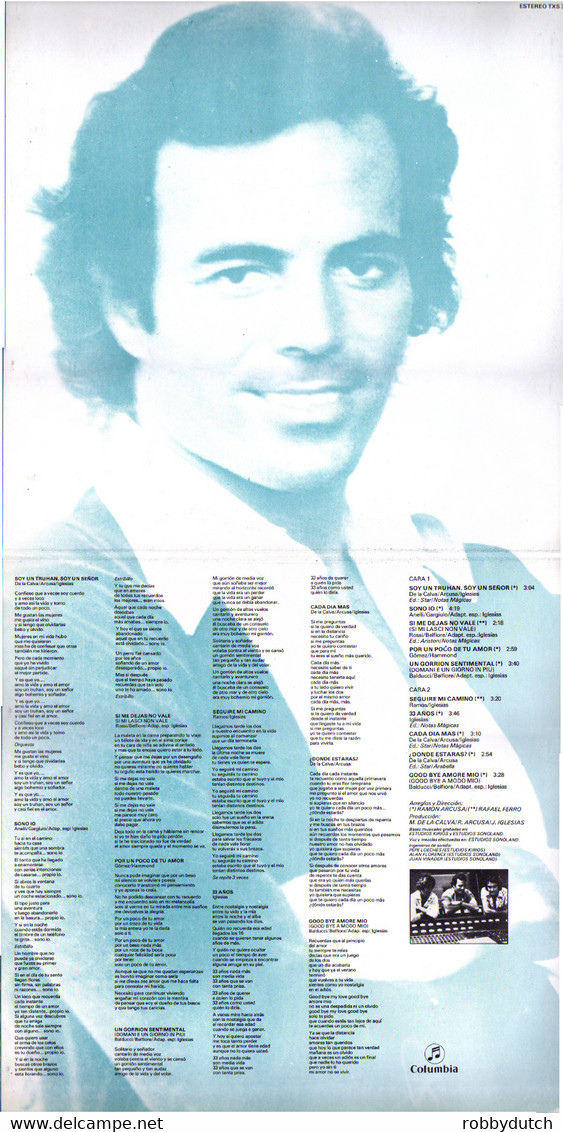 * LP *  JULIO IGLESIAS - A MIS 33 AÑOS (Holland 1977 - Otros - Canción Española