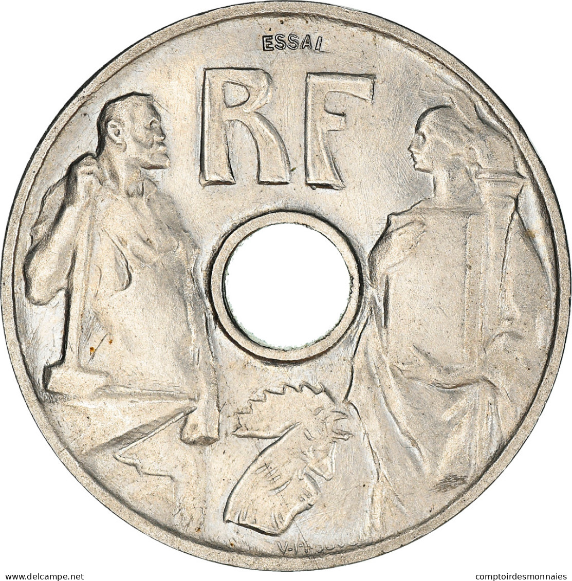 Monnaie, France, Essai De Prouvé, Grand Module, 25 Centimes, 1913, SPL, Nickel - Essays & Proofs