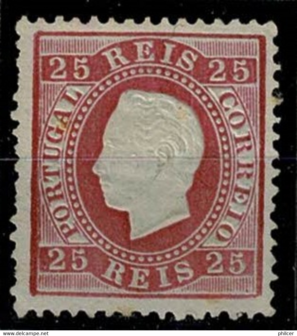 Portugal, 1870/6, # 40l Dent. 12 3/4, Tipo XIII, MNG - Ungebraucht