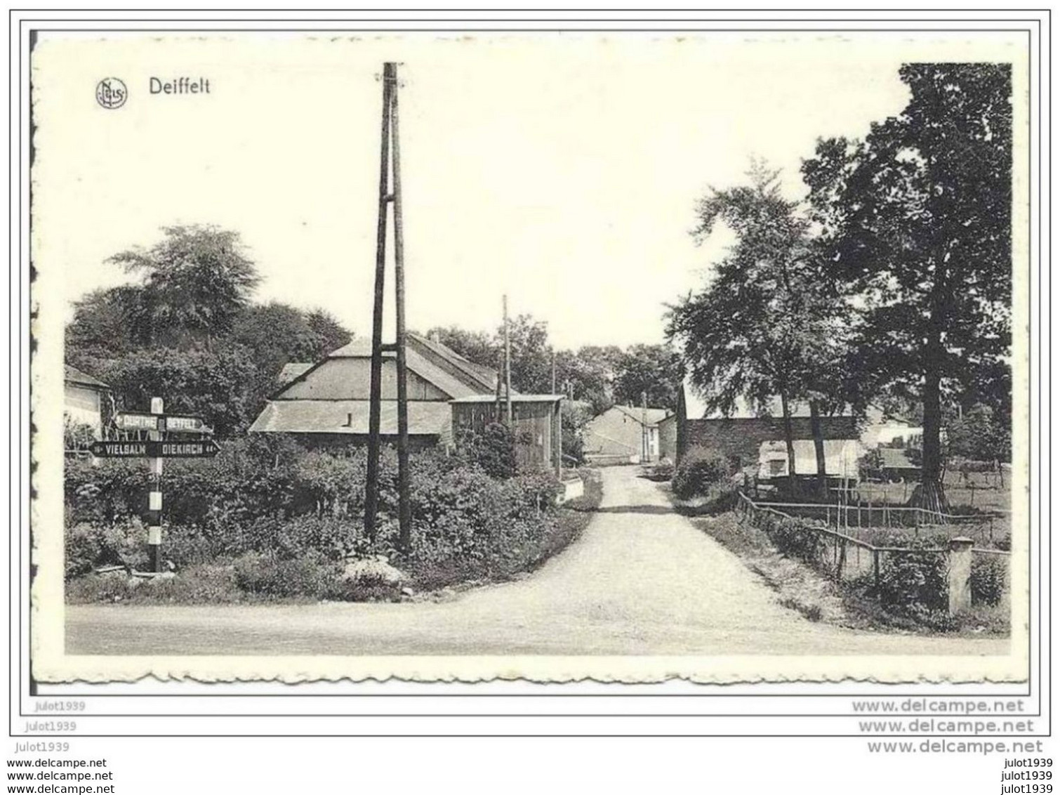 DEIFFELT ..-- GOUVY ..-- Vue Du Village . Route De DIEKIRCH . - Gouvy