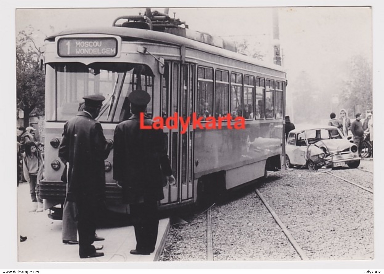 GENT - ONGEVAL MET TRAM EN PERSONENWAGEN - 30 OKTOBER 1982 - TRAM: MOSCOU - WONDELGEM - Andere & Zonder Classificatie