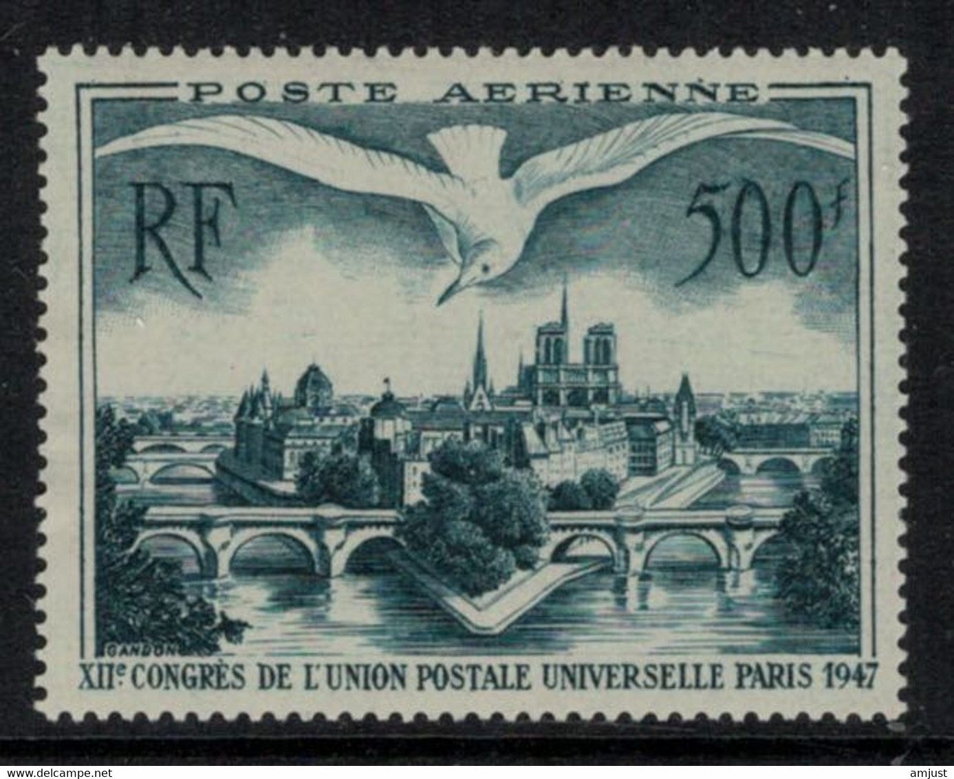 France // Poste Aérienne // Les Ponts De Paris  Neuf** MNH No.20 Y&T - 1927-1959 Nuevos