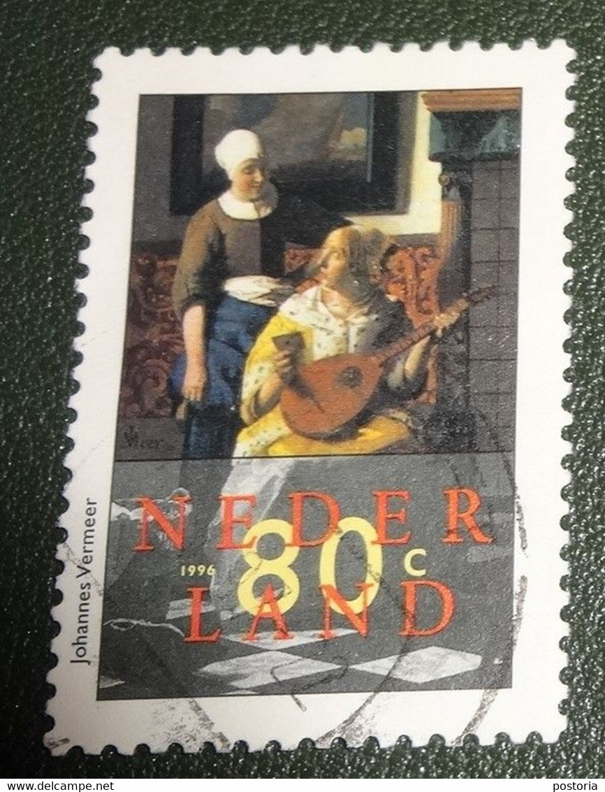 Nederland - NVPH - 1664 - 1996 - Gebruikt - Cancelled - Johannes Vermeer - Liefdesbrief - Used Stamps