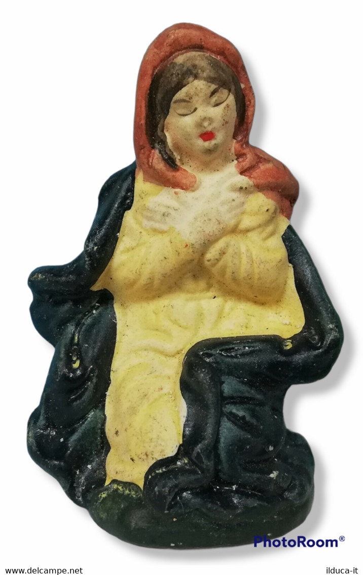 06615 Pastorello Presepe - Statuina In Ceramica - Madonna - Weihnachtskrippen