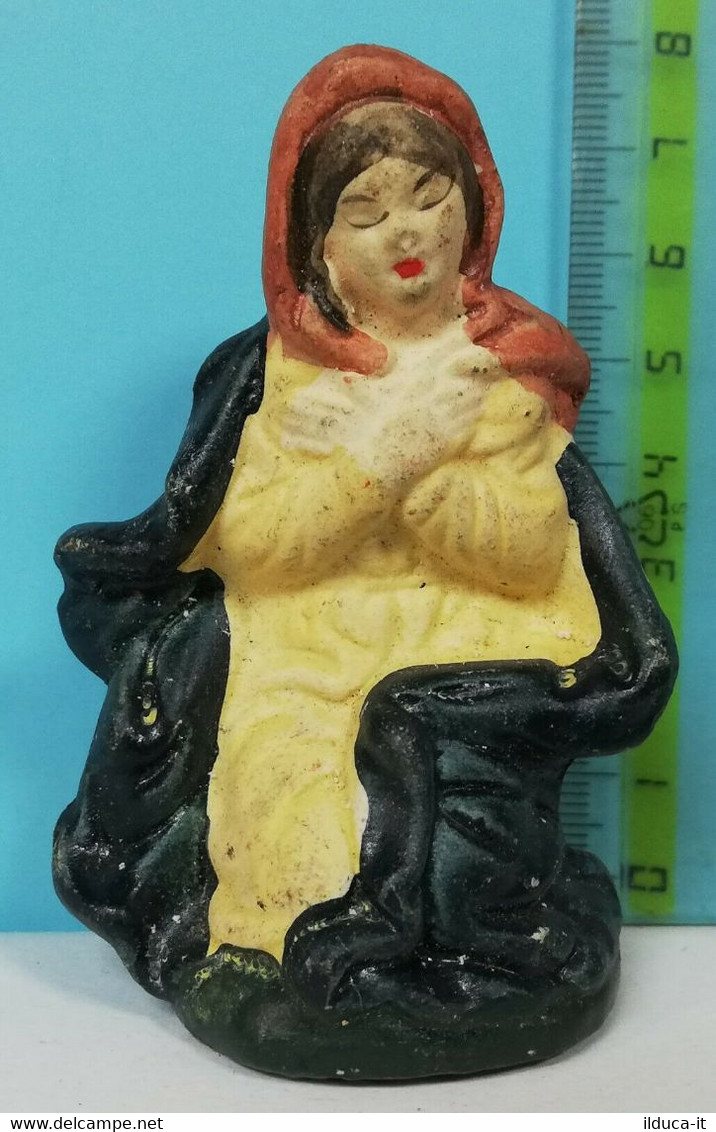 06615 Pastorello Presepe - Statuina In Ceramica - Madonna - Christmas Cribs