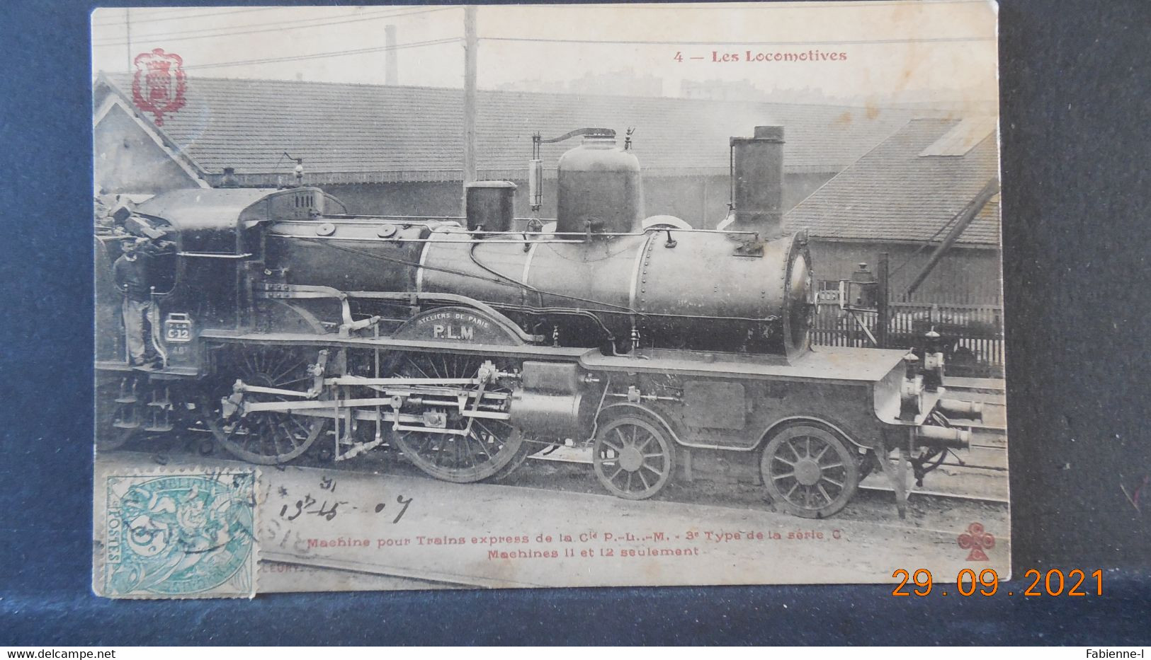 CPA - Locomotive - Machine Pour Trains Express De La Cie P. L. M. - Eisenbahnen
