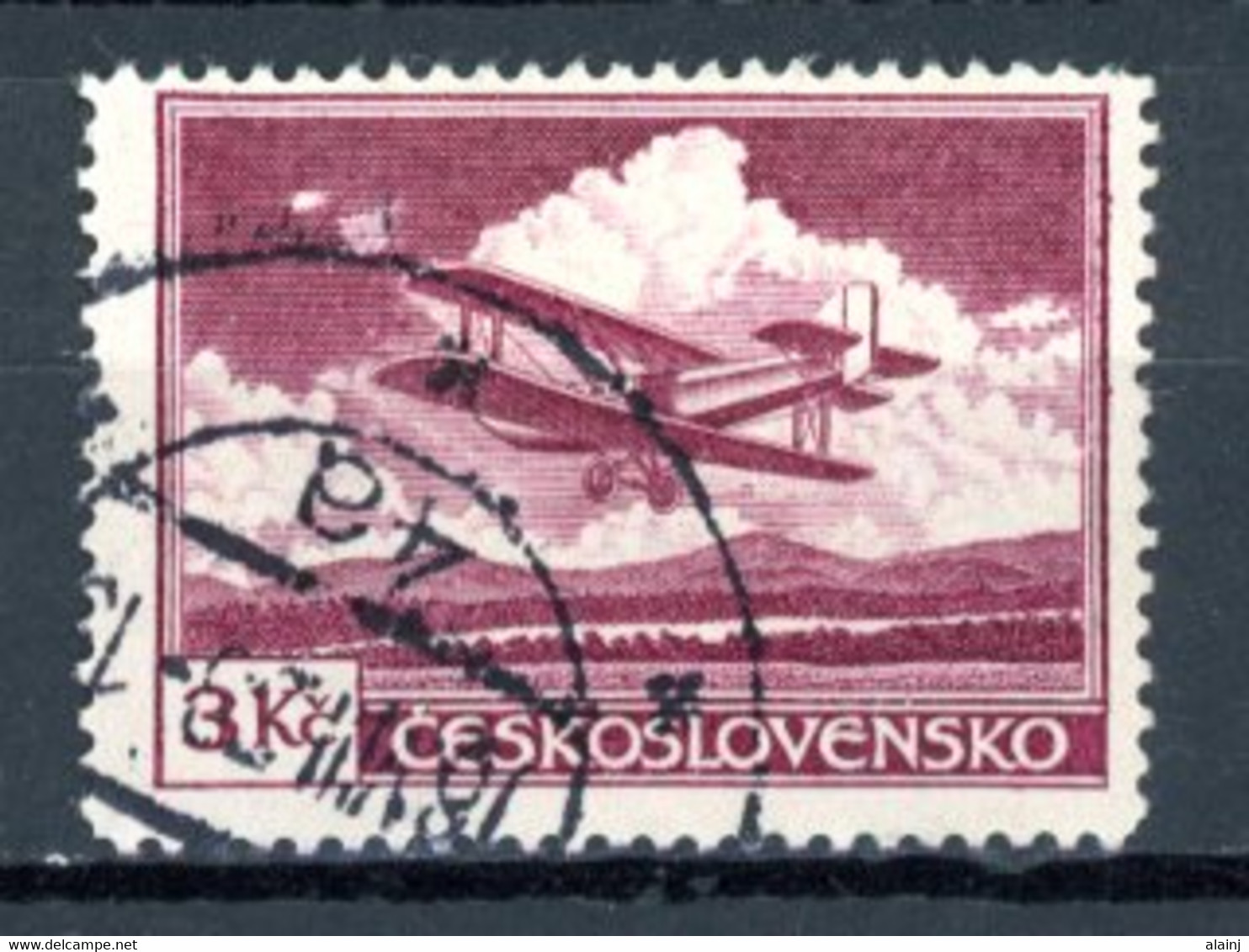 Tchécoslovaquie   Y&T   PA 13   0bl.   ---    Bel état. - Airmail