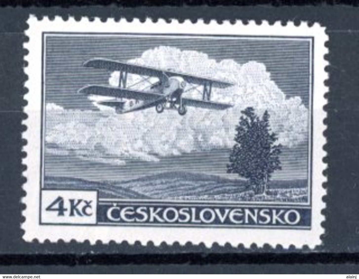 Tchécoslovaquie   Y&T   PA 14   0bl.   ---    Bel état. - Poste Aérienne