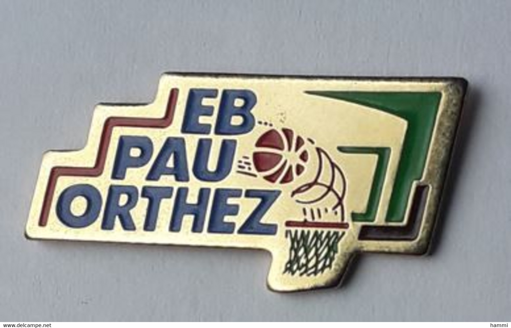 SP177 Pin's Basket Basketball EB PAU ORTHEZ Élan Béarnais Pau-Lacq-Orthez Béarn Achat Immédiat - Basketball