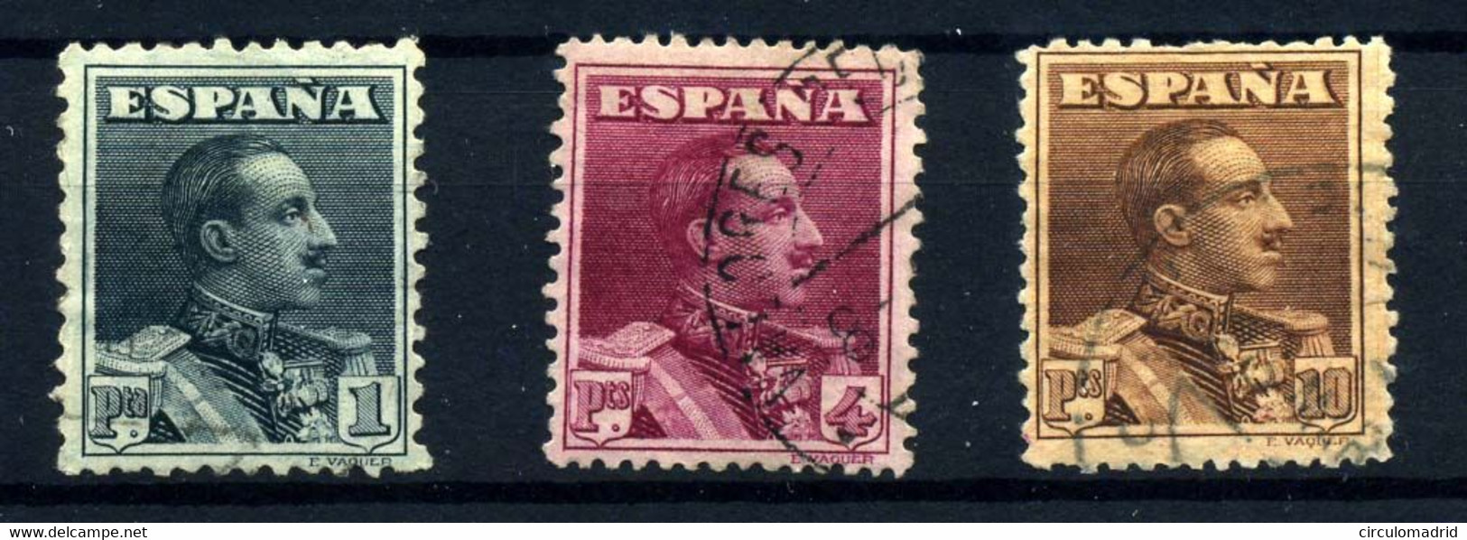 España Nº 621/23 Año 1922/30 - Usati