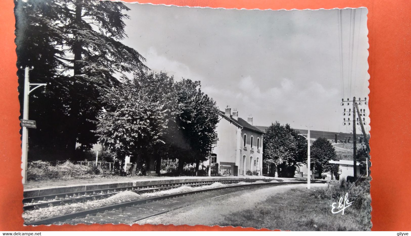 Cpsm.   Montastruc La Conseillère. La Gare   (AB.136) - Montastruc-la-Conseillère