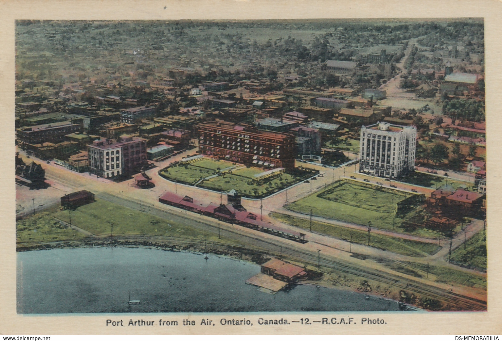 Port Arthur Ontario Canada - View From The Air 1930s - Port Arthur