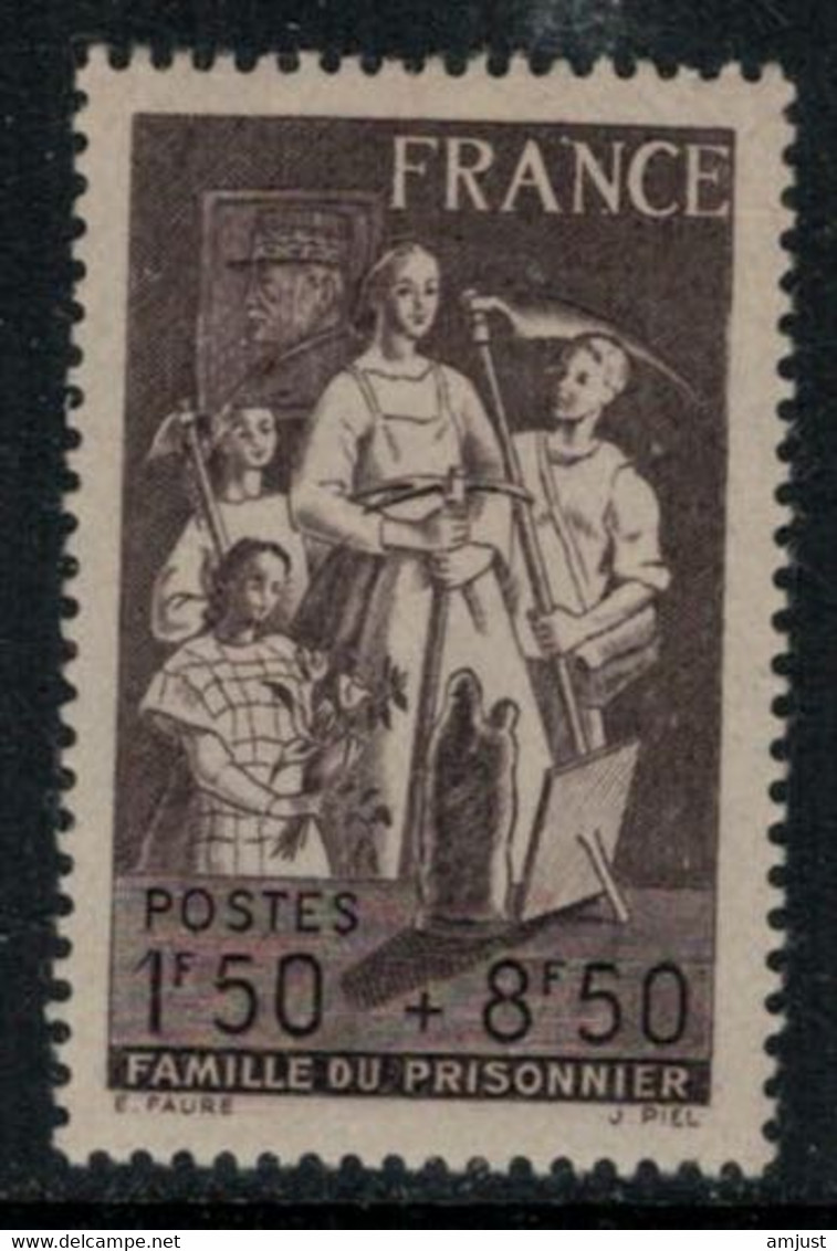 France // 1943 // Pour La Famille Du Prisonnier  Neuf** MNH No.585 Y&T (sans Charnière) - Unused Stamps