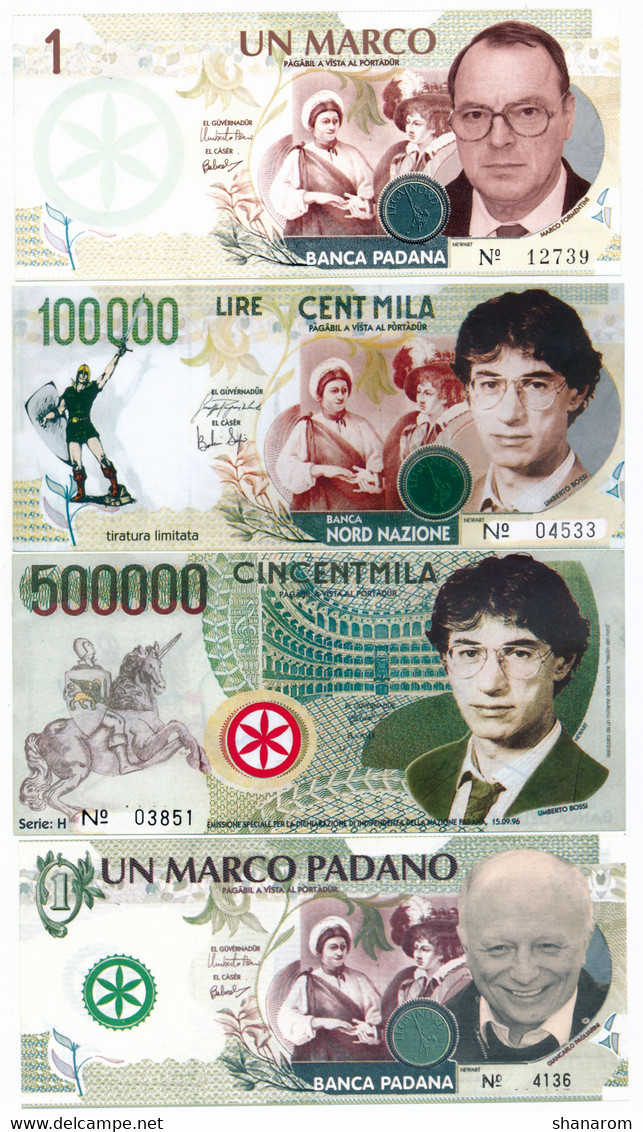 ITALIA // FOUR NOTES // UNC - A Identifier