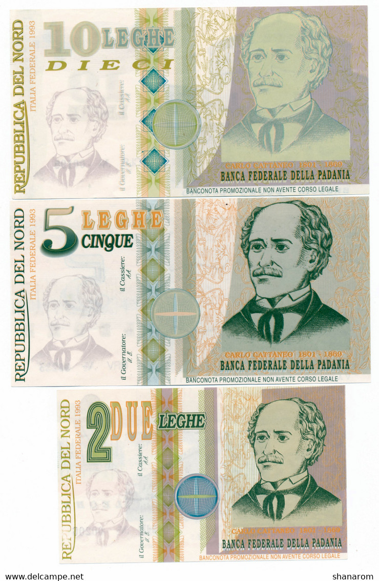 ITALIA // THREE NOTES // UNC - A Identifier