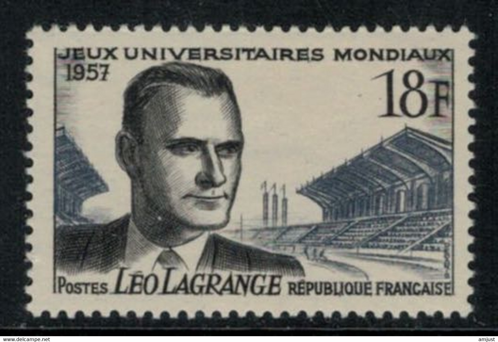 France // 1957 // Jeux Universitaires Mondiaux , Léo Lagrange  Neuf** MNH No.1120 Y&T (sans Charnière) - Nuovi