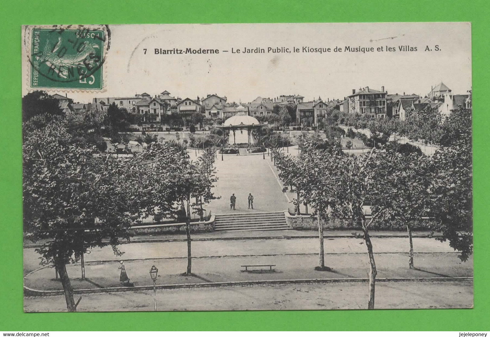 64 - Biarritz Moderne - Le Jardin Public, Le Kiosque De Musique Et Les Villas - Biarritz