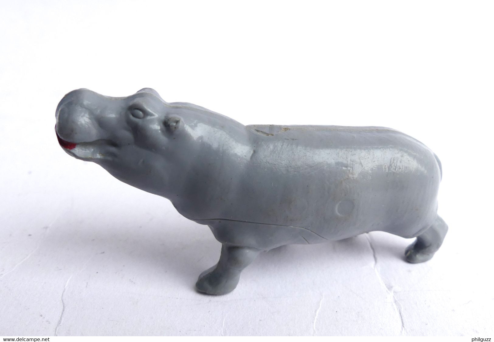 FIGURINE LE ZOO MARQUE INCONNUE - BEBE HIPPOPOTAME  Pas Starlux Clairet - Other & Unclassified