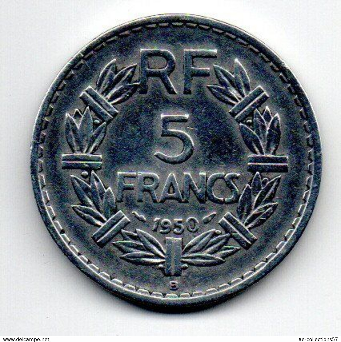 France -  5 Francs 1950 B -   TB+ - Autres & Non Classés