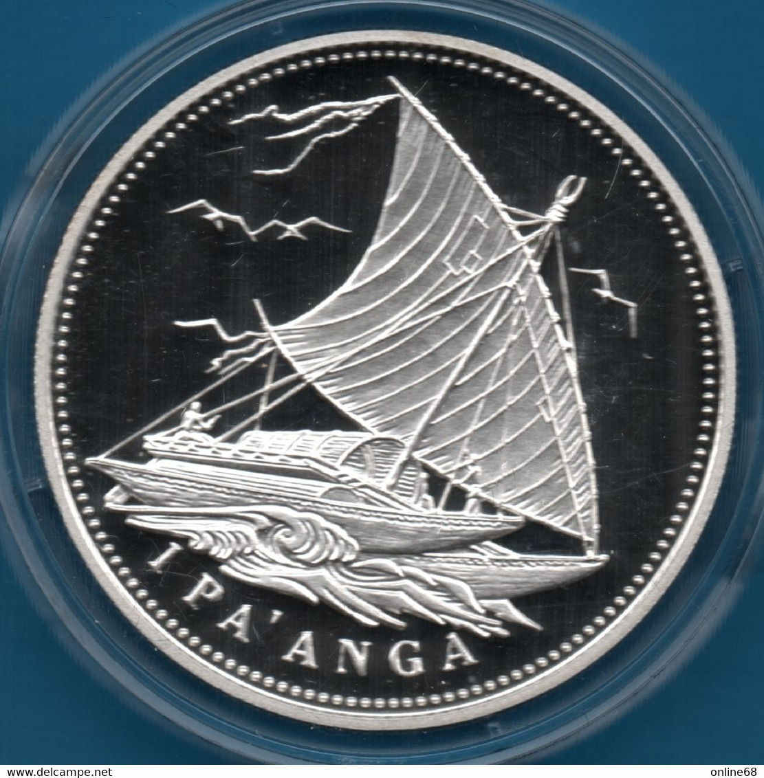 TONGA 1 PA'ANGA 1998 KM# 174 Argent 925‰ Silver  PROOF Catamaran - Tonga