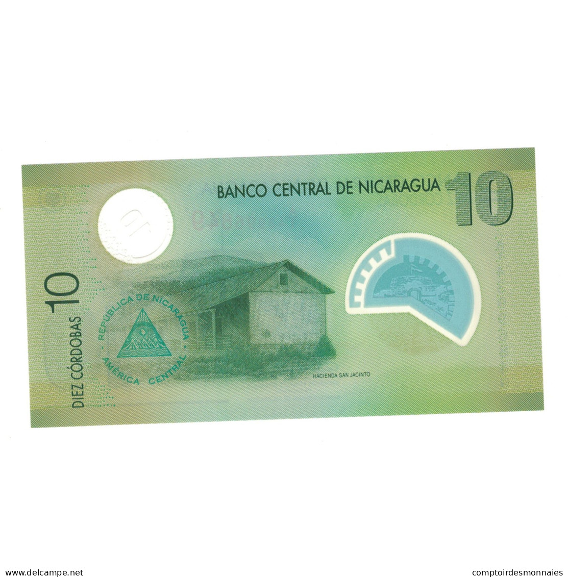 Billet, Nicaragua, 10 Cordobas, KM:201, NEUF - Nicaragua