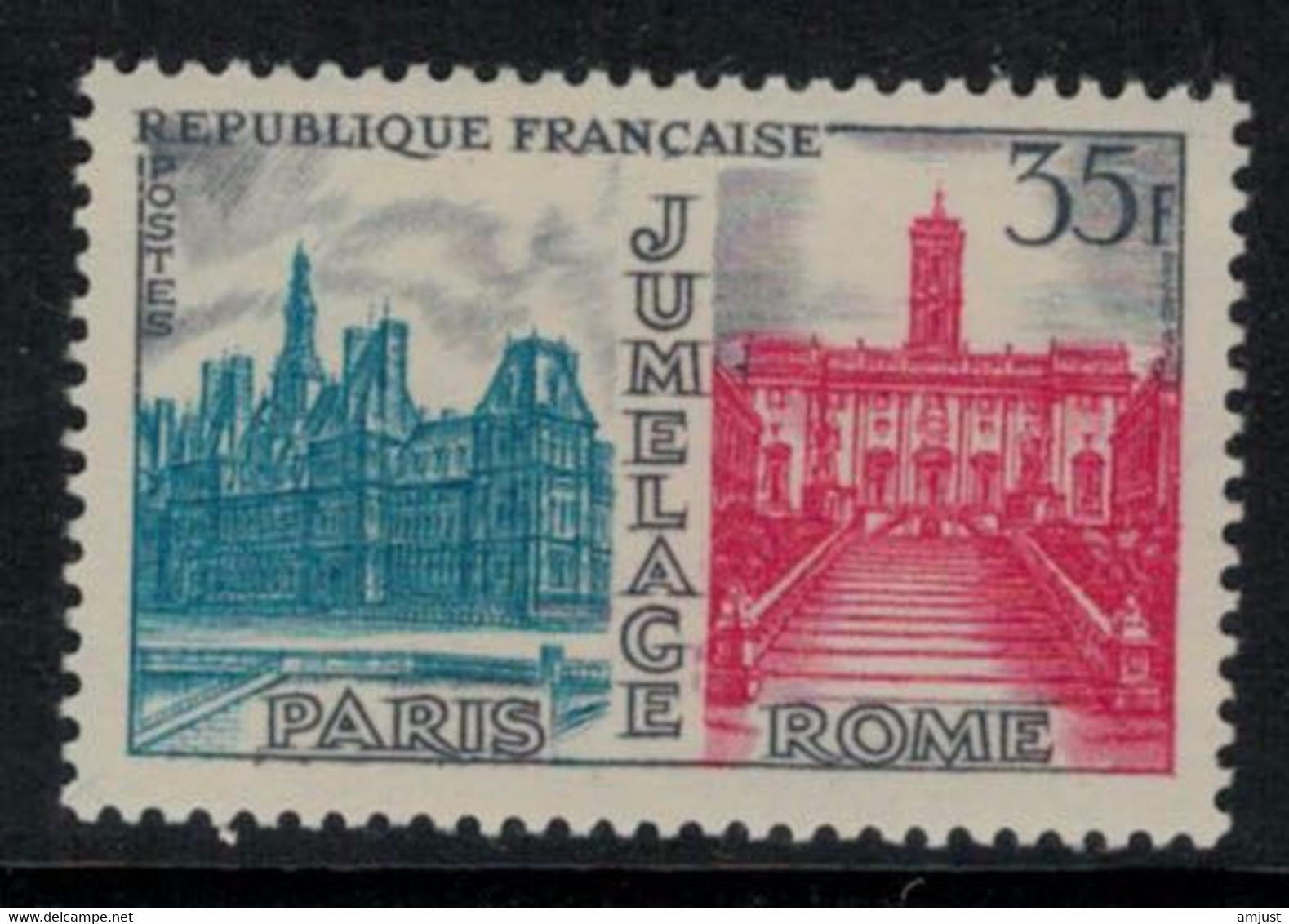 France // 1958 // Jumelage Paris-Rome Neuf** MNH No.1176 Y&T (sans Charnière) - Nuovi