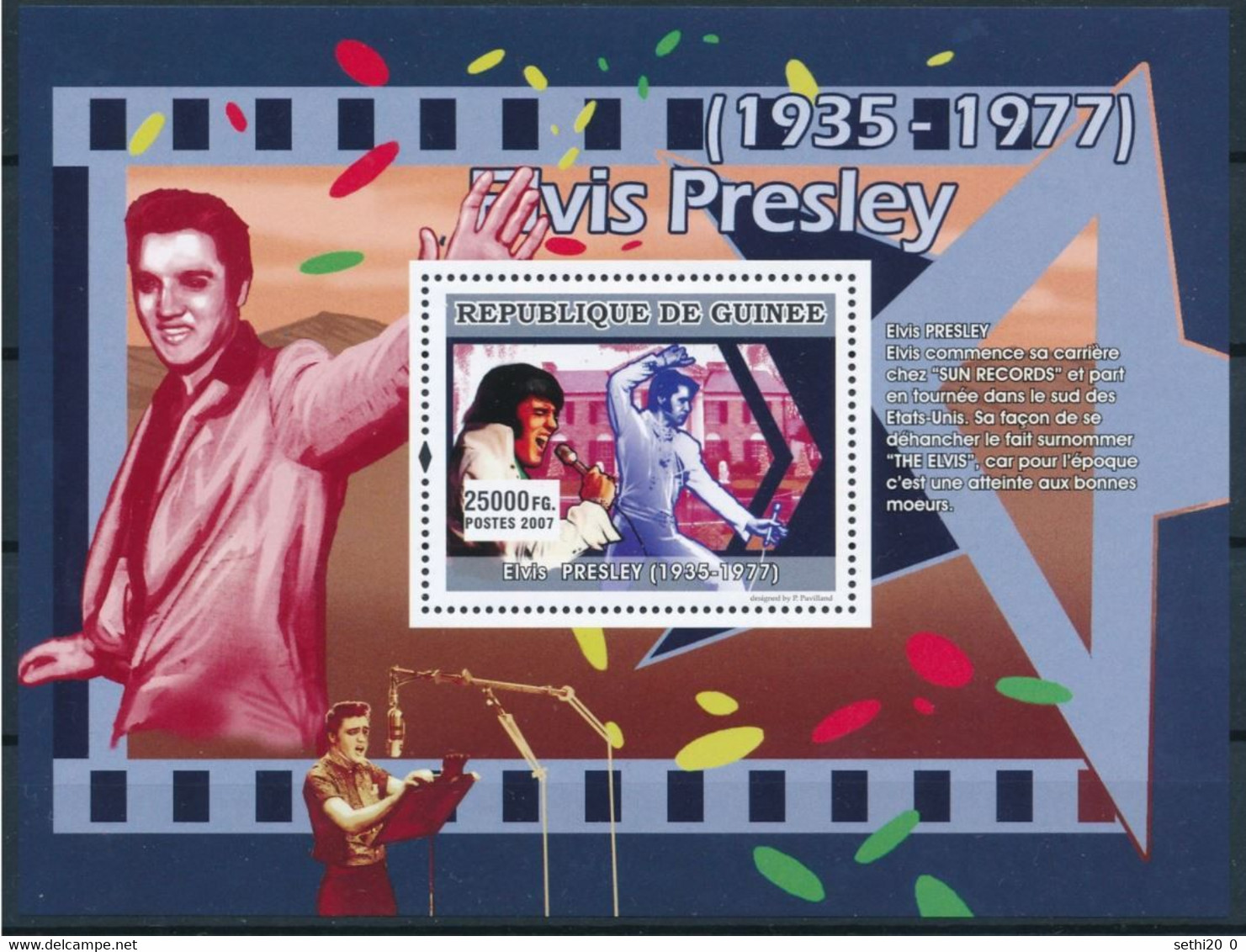 Guinee 2007 Elvis PRESLEY   MNH - Chanteurs