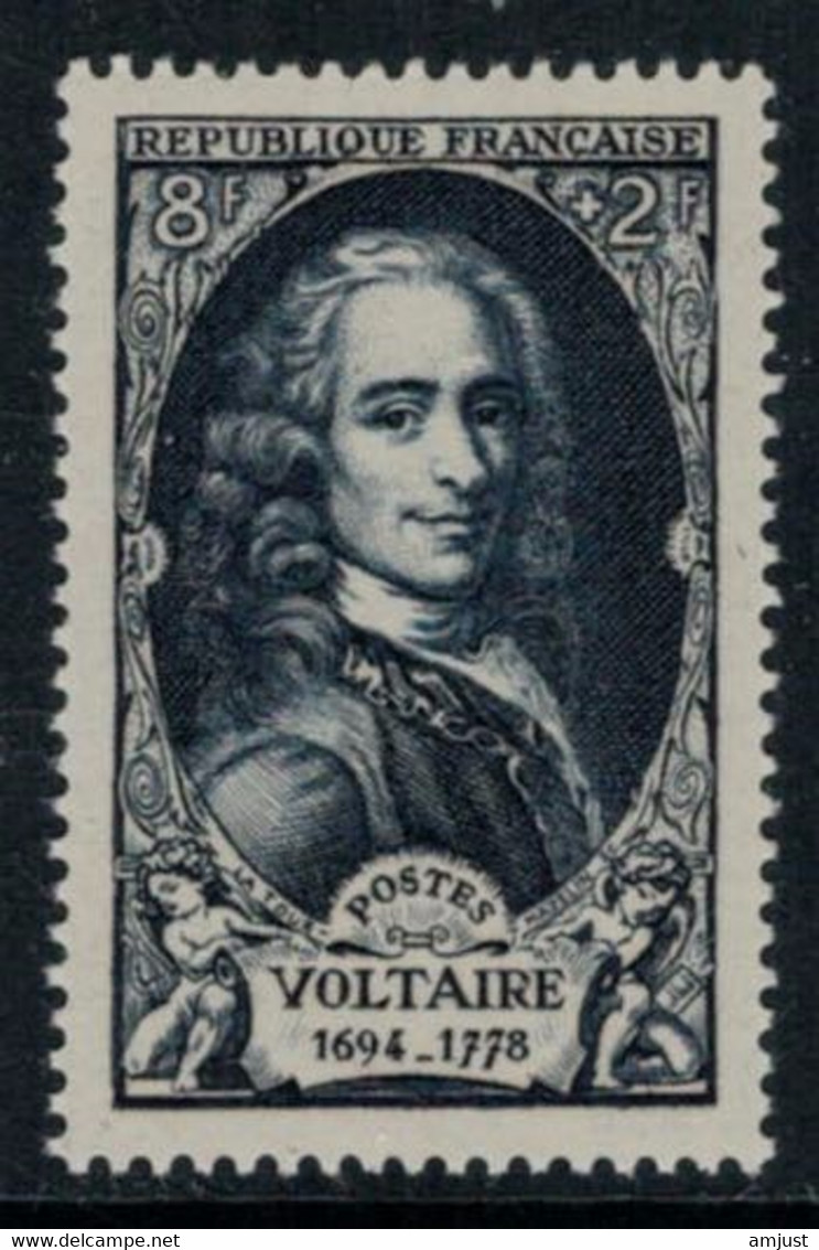 France // 1949 // Célébrités, Voltaire Neuf** MNH No.854 Y&T (sans Charnière) - Unused Stamps