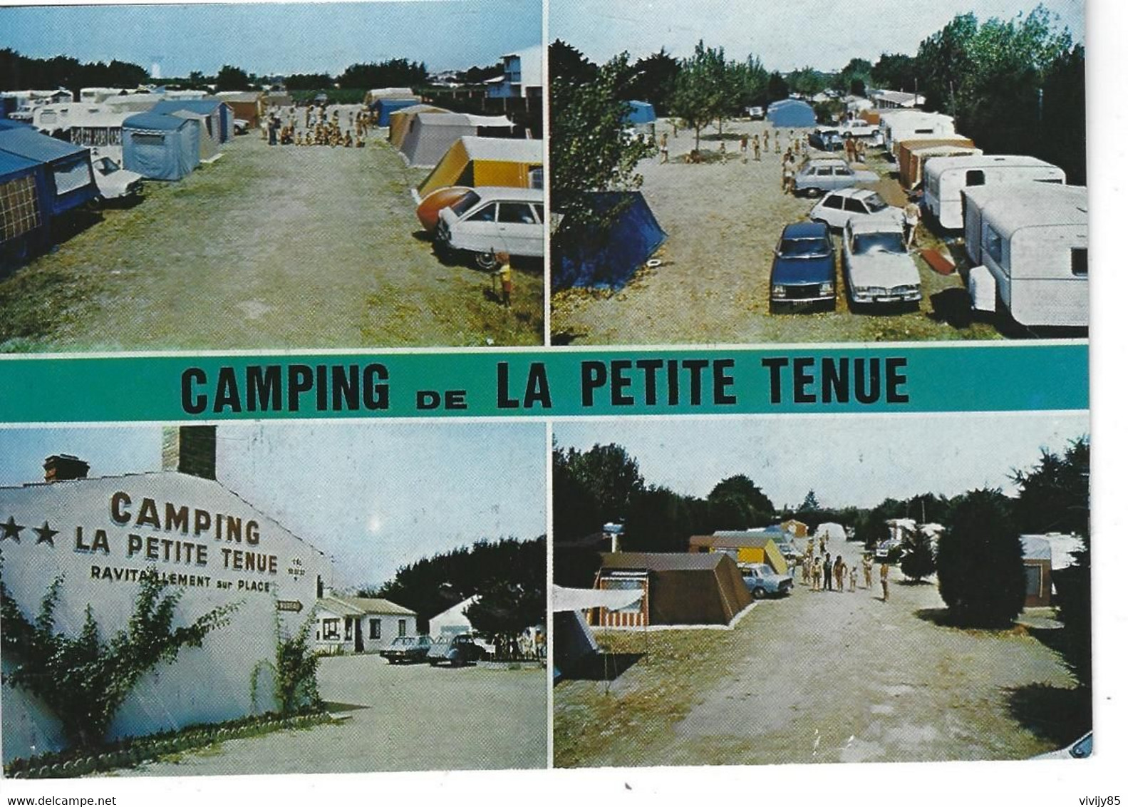 85 - St HILAIRE RE RIEZ - T.Belle Vue Couleur Du Camping De La " Petite Tenue " - Saint Hilaire De Riez