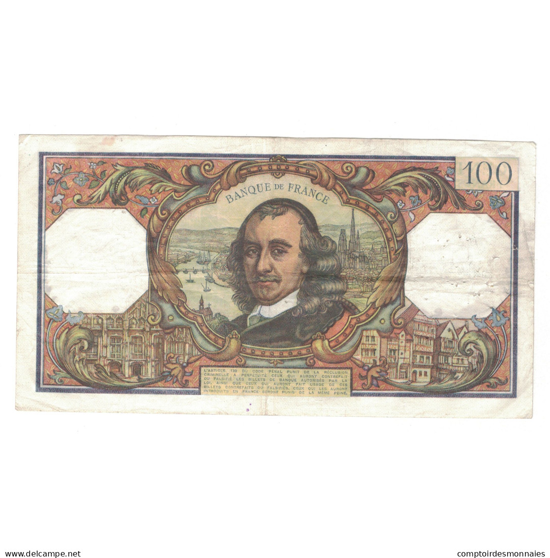 France, 100 Francs, Corneille, 1971, 1971-07-01, TTB, Fayette:65.36, KM:149d - 100 F 1964-1979 ''Corneille''