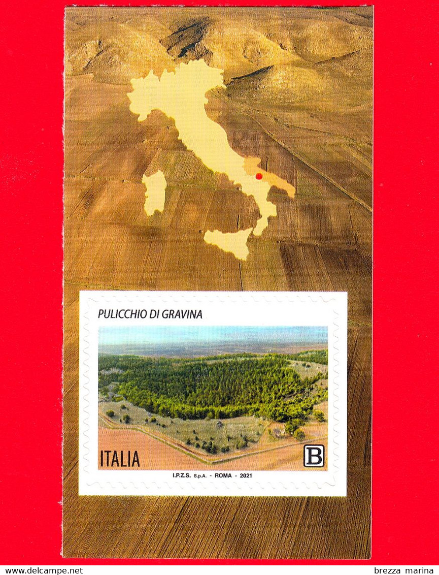 Nuovo - MNH - ITALIA - 2021 - Tesori Del Parco Nazionale Dell’Alta Murgia –  Pulicchio Di Gravina - B - 2021-...: Mint/hinged