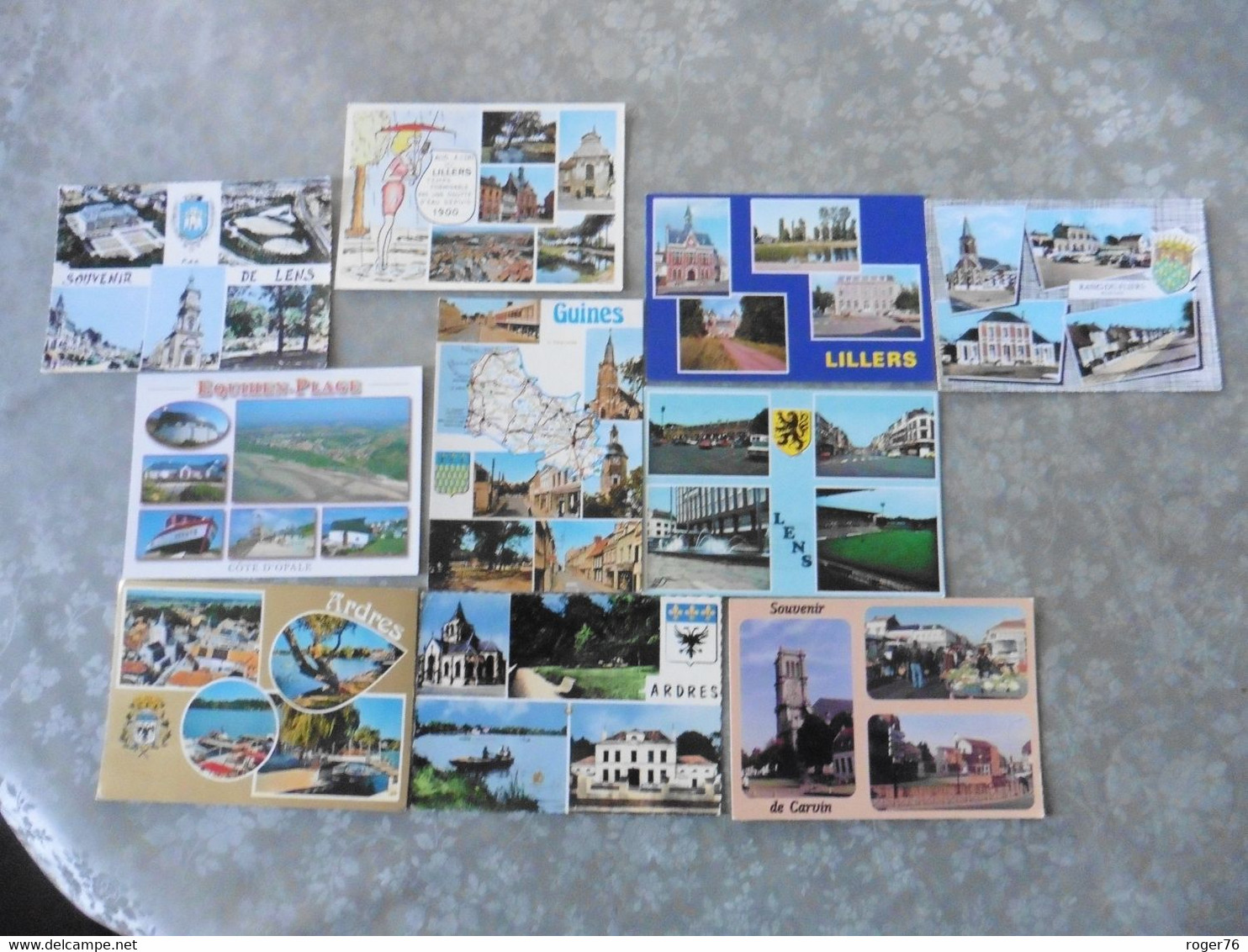 LOT   DE 10   CARTES CPM  CPSM   DU  PAS   DE  CALAIS - 5 - 99 Postkaarten