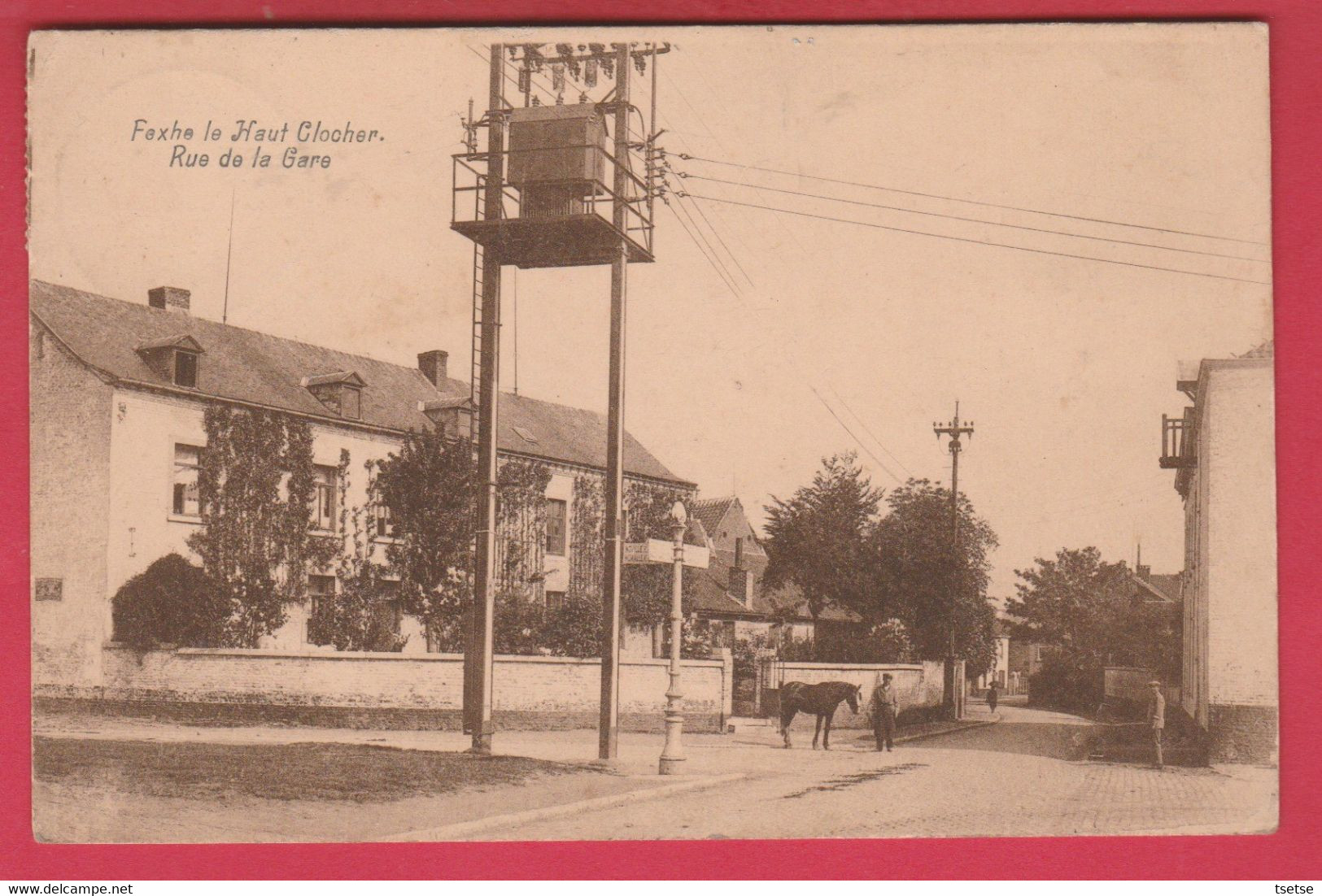 Fexhe-le-Haut-Clocher - Rue De La Gare - 1929 ( Voir Verso ) - Fexhe-le-Haut-Clocher