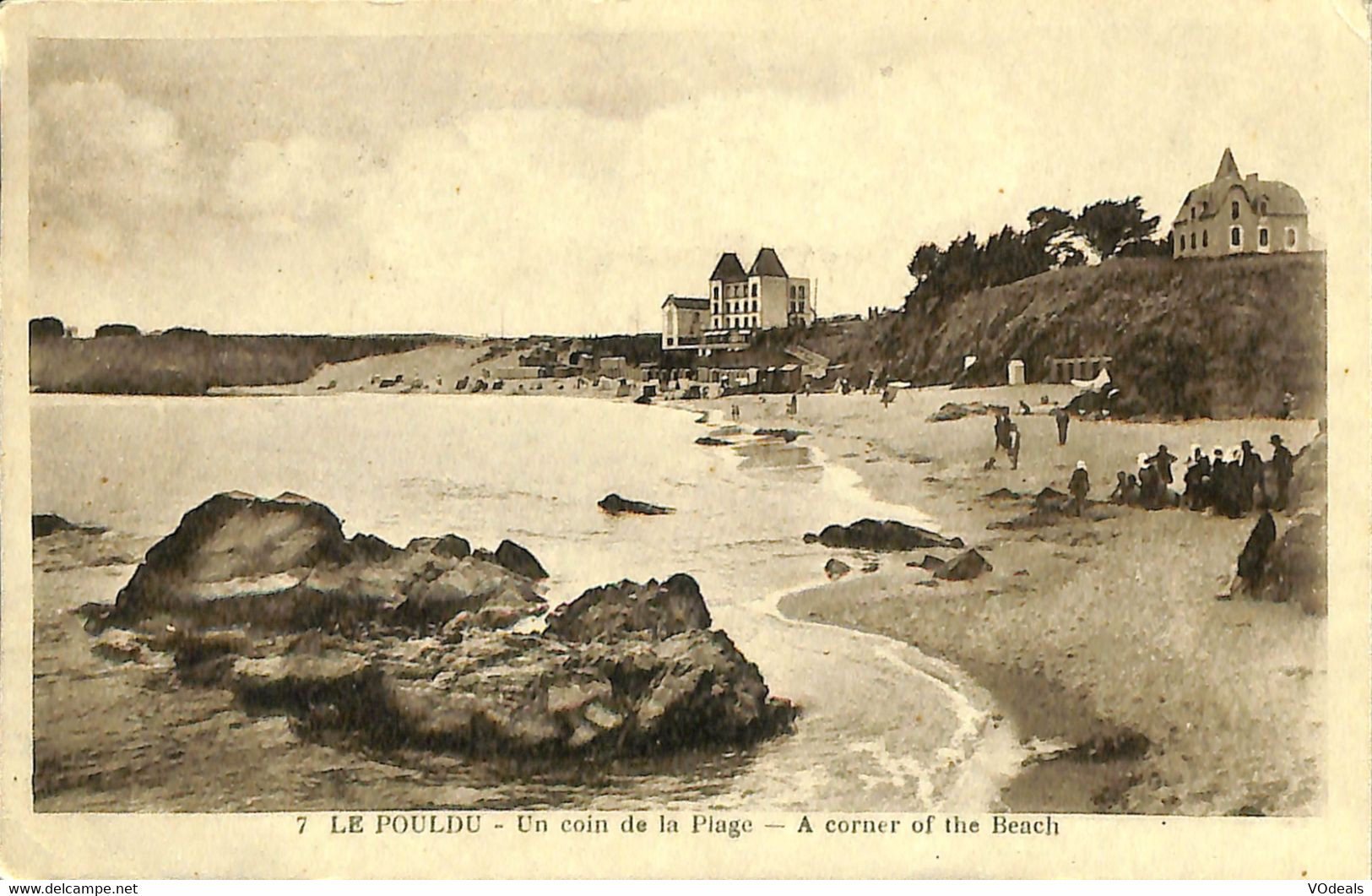 035 093 - CPA -  France (29) Finistère - Le Pouldu - Un Coin De La Plage - Le Pouldu