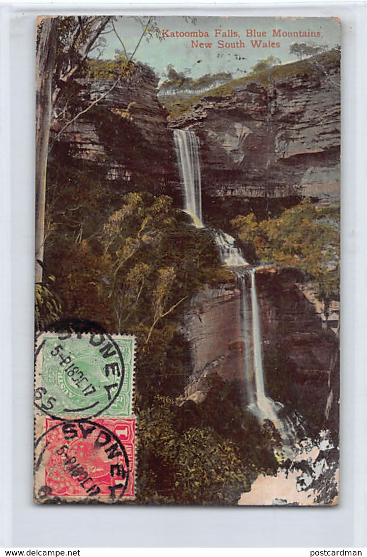 Katoomba Falls (NSW) Blue Mountains - Publ. The Valentine  Sons - Autres & Non Classés