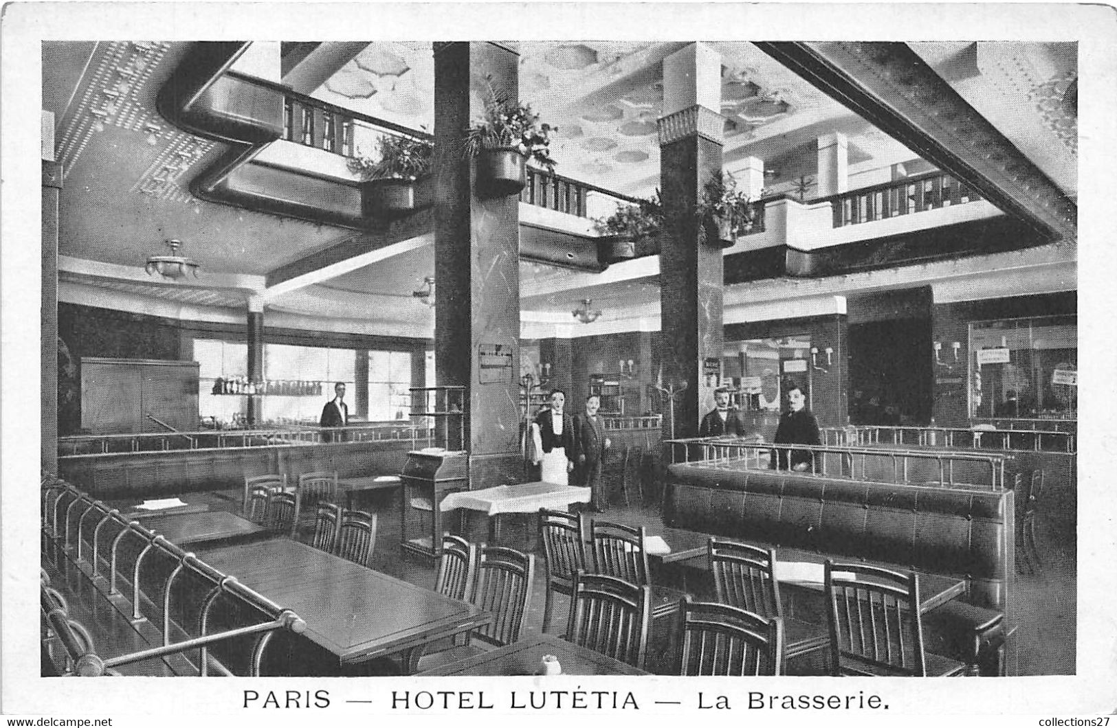 PARIS-75006-HÔTEL LUTETIA- 43 BOULEVARD RASPAIL- 6 CARTES