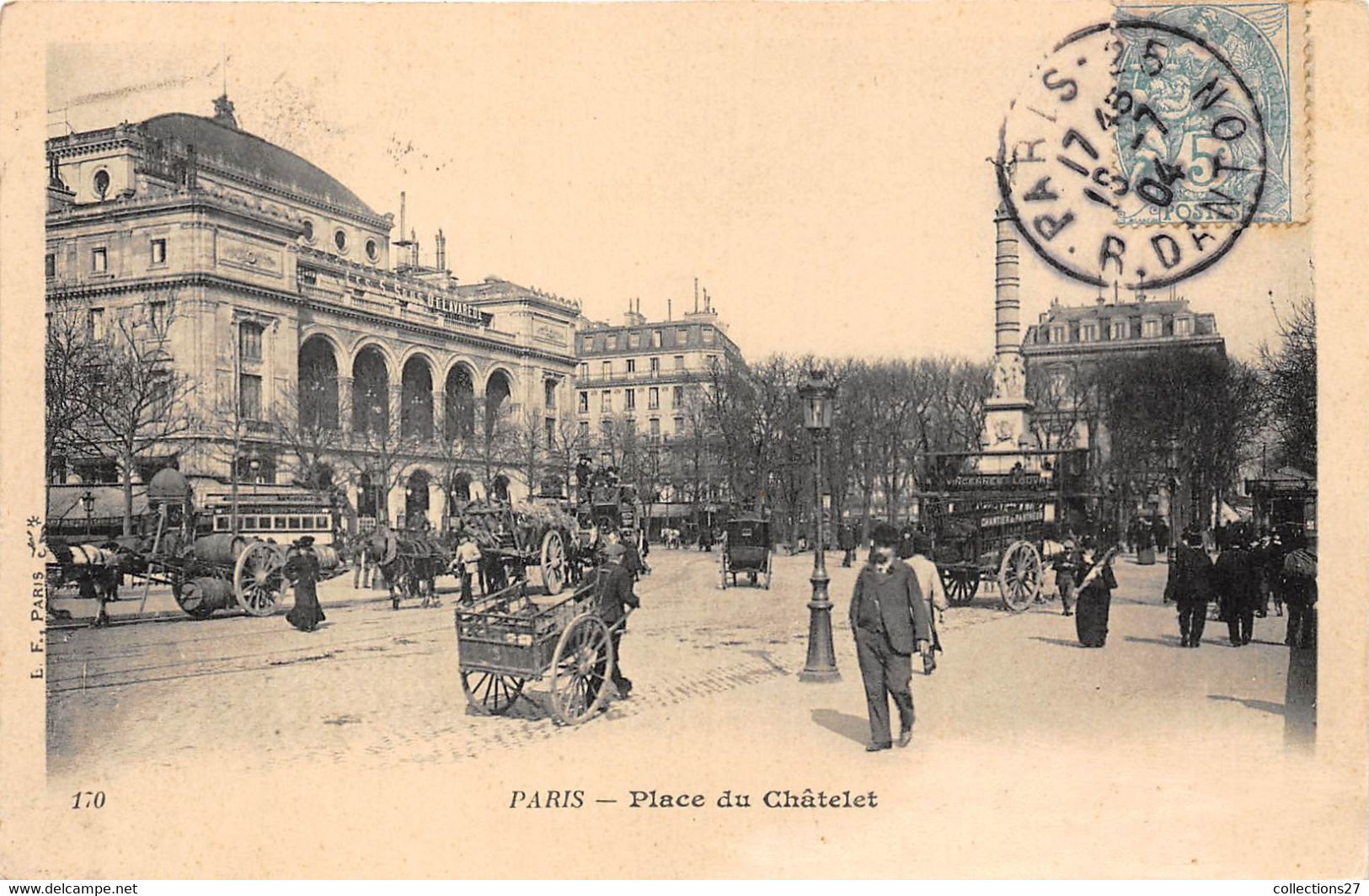 PARIS-75001- PLACE DU CHÂTELET - Arrondissement: 01