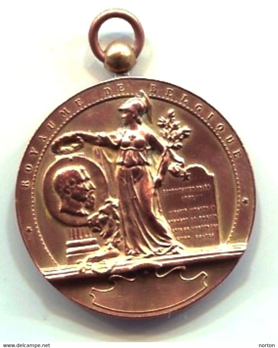 Médaille Bassilly  Inauguration Du Drapeau Des Anciens Militaires 1908 -  50mm Cuivre - Autres & Non Classés