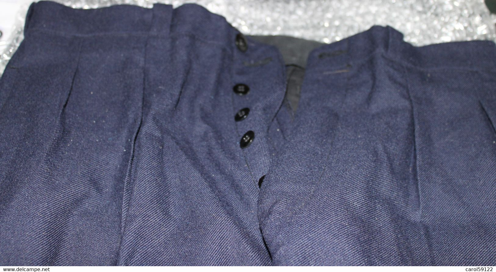 Pantalon Laine Bleu Marine - Uniformen