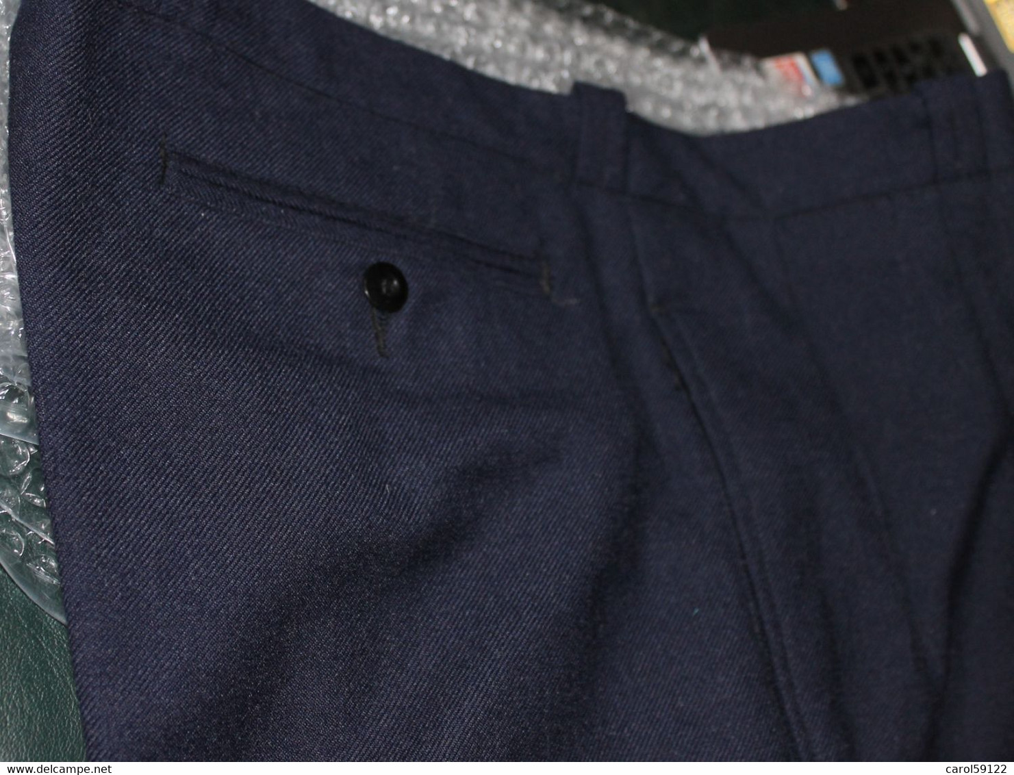 Pantalon Laine Bleu Marine - Uniforms