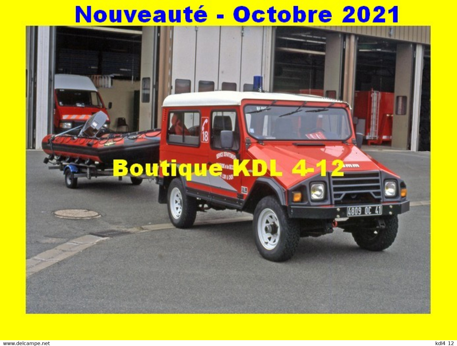 *ALSP - Véhicules Des Sapeurs-Pompiers De France - 120 à 144 SP - Lot De 25 Cartes Postales - Brandweer