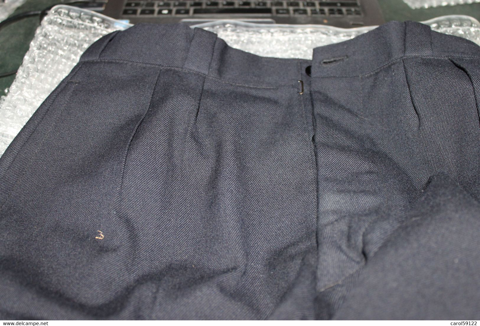 Pantalon Laine Bleu Marine - Uniforms