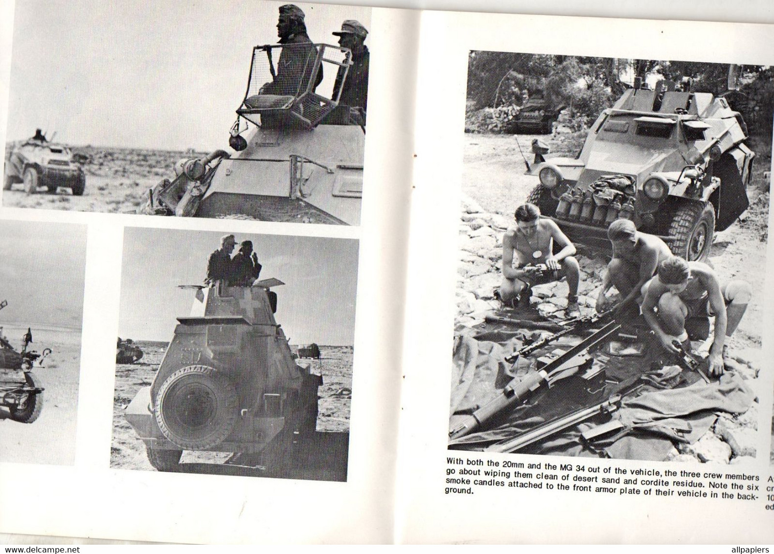 Panzerspahwagen In Action Squadron/Signal Publications Armor Number 4 De 1972 - 48 Pages Avec Photographies - Anglais