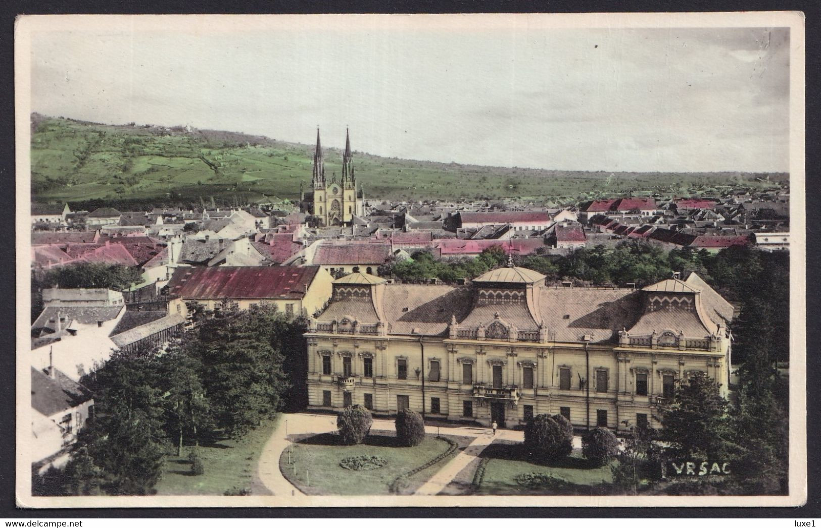 SERBIA , VRSAC   ,  OLD  POSTCARD - Serbie