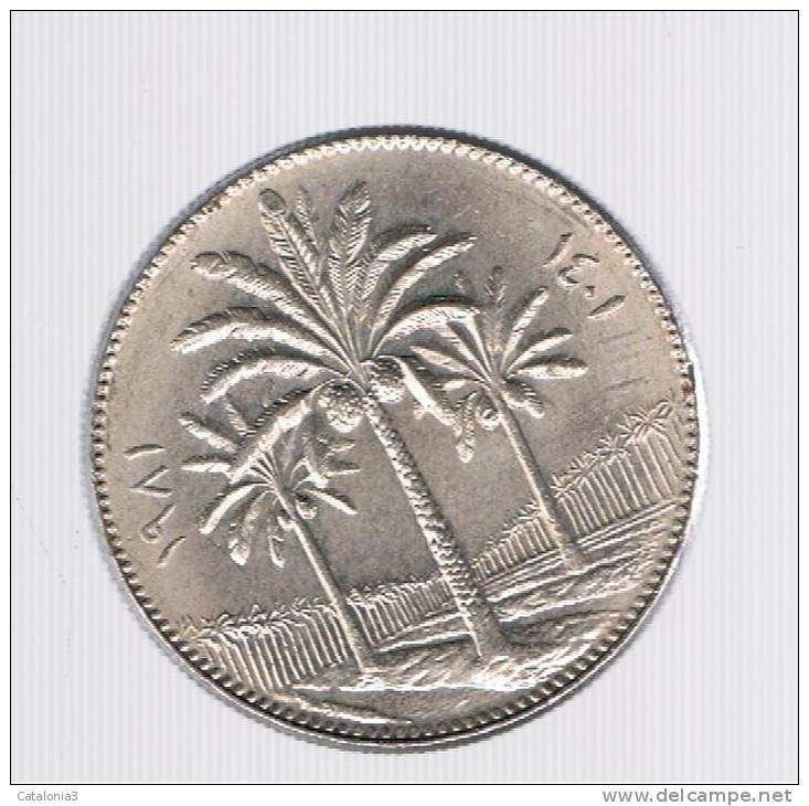 IRAQ - IRAK  -  50 Fils 1981    KM128  - Palmeras - Irak