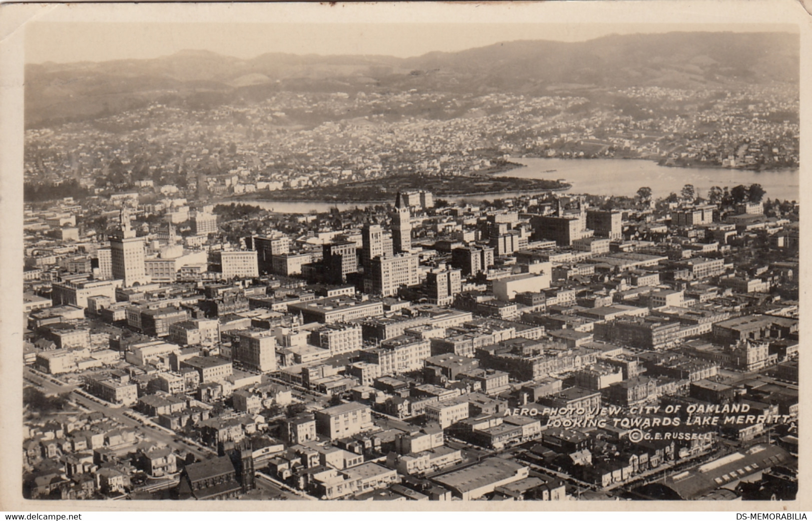 Oakland California Real Photo Postcard RPPC 1924 - Oakland